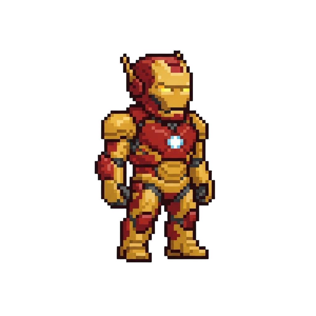 Mark 3 Classic Gold and Red Armor