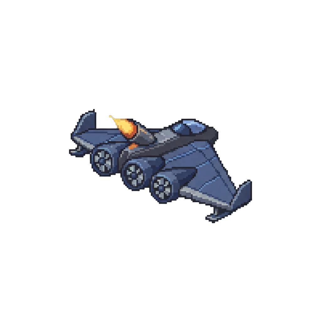 A Multi-fan Rocket-propelled Flying Wing