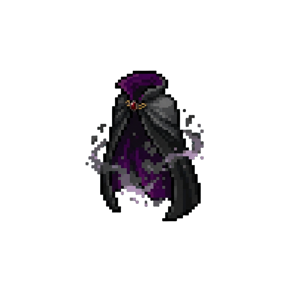 A Shadowy Fog-emitting Vampire Cloak