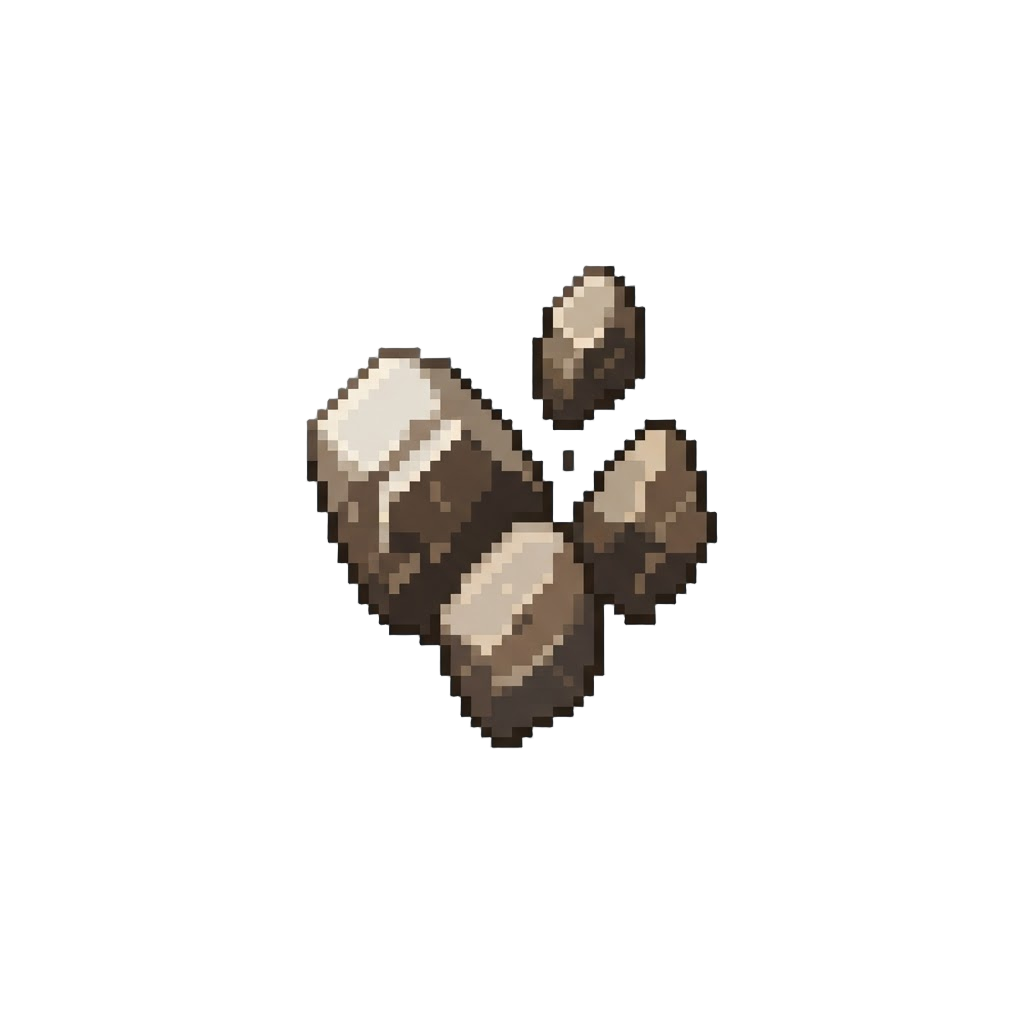 Floating Pebbles Hovering From the Immense Ground Pressure
