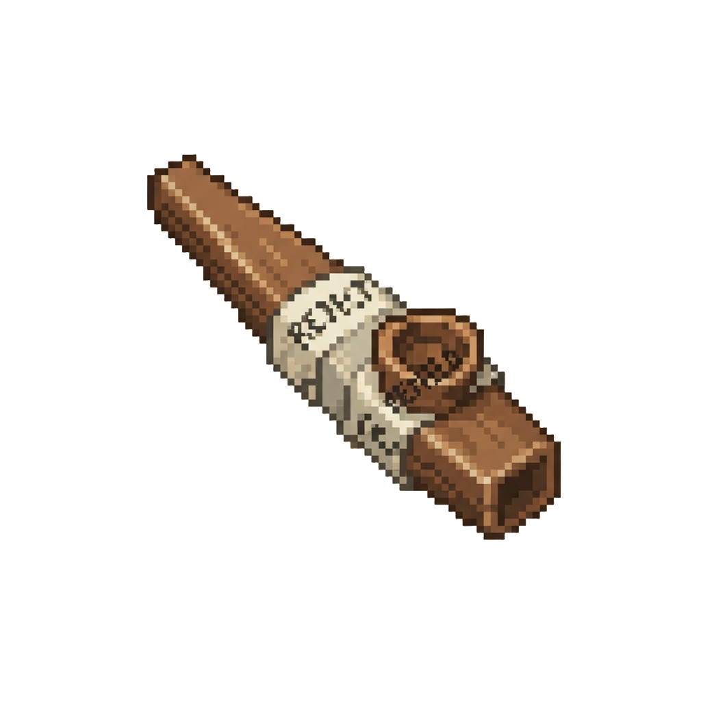 A Tiny Wooden Kazoo Wrapped in Rejection Tape