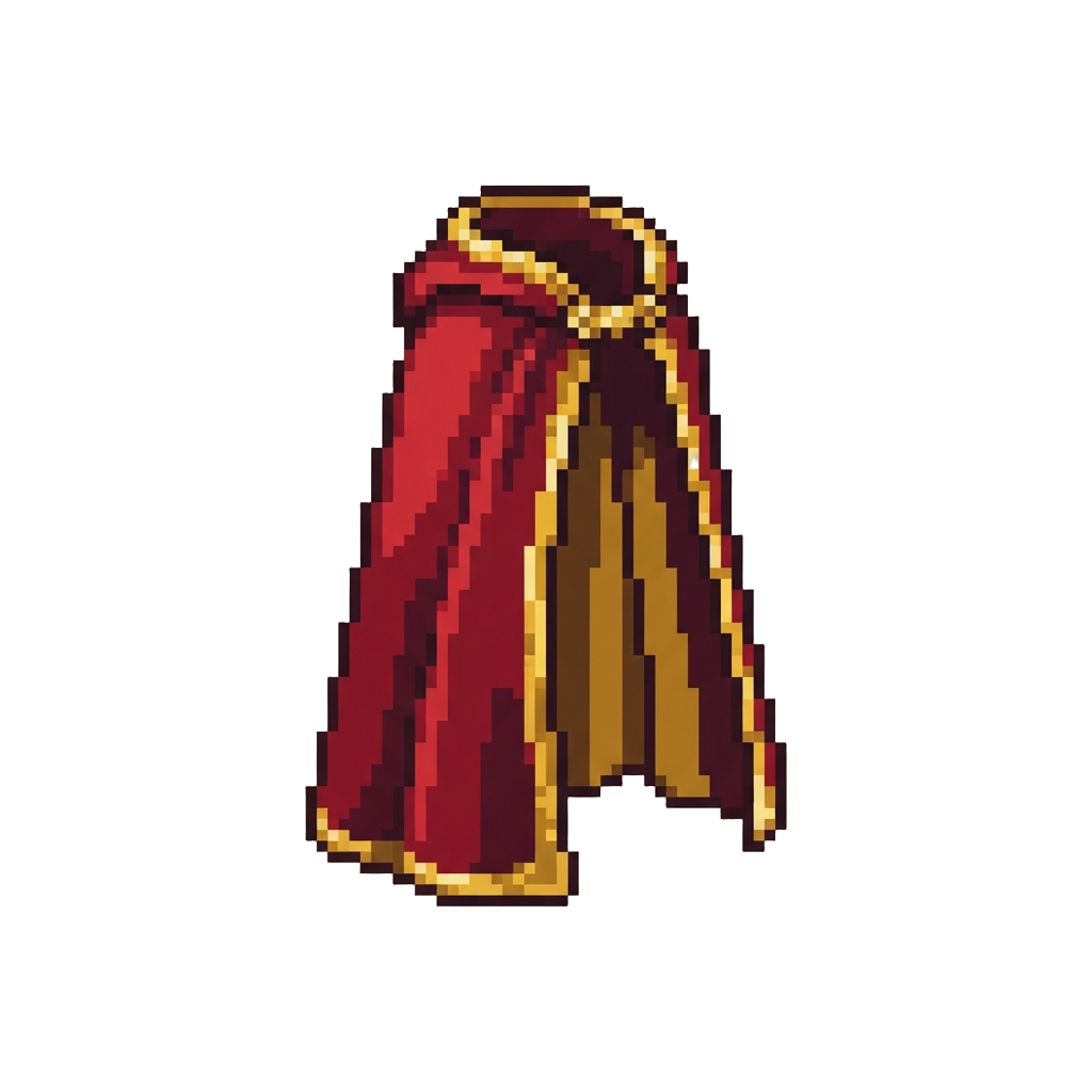 A Royal Red Velvet Cape