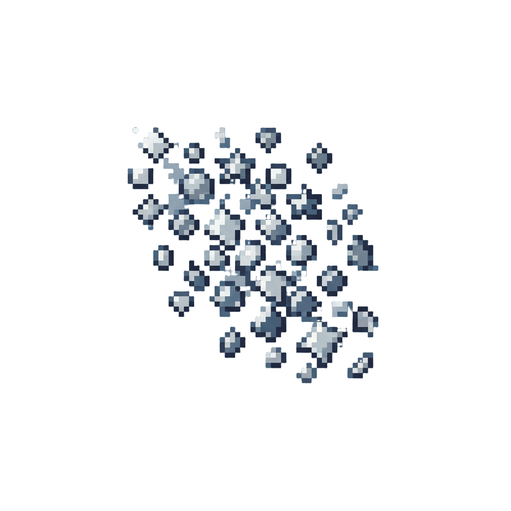 A Shower of Shimmering Chrome Confetti
