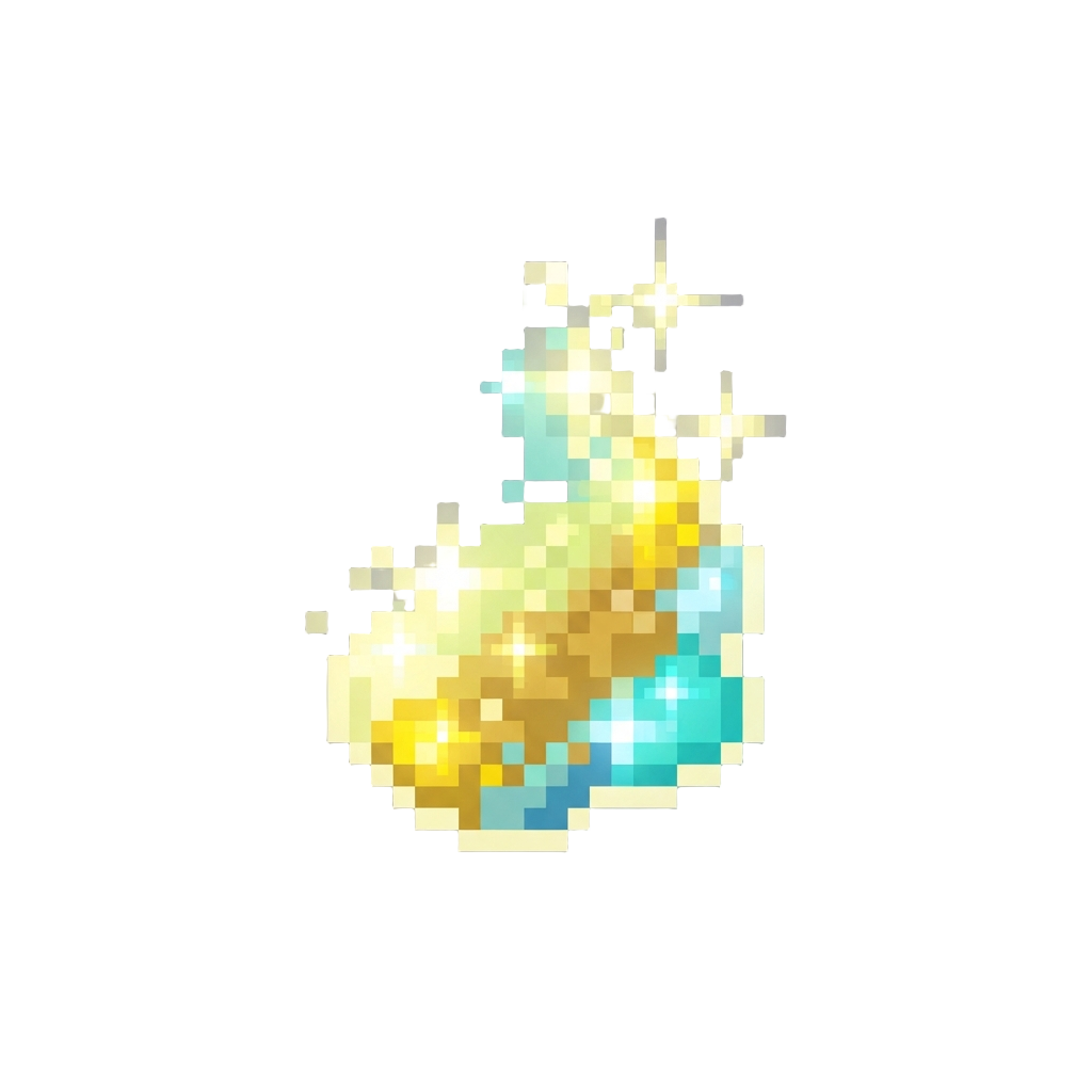 A Shower of Glittering Fairy Dust Sparkles