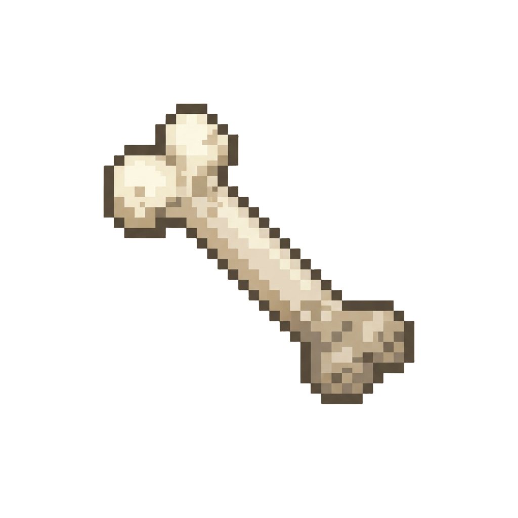 A Miniature Bone Icon