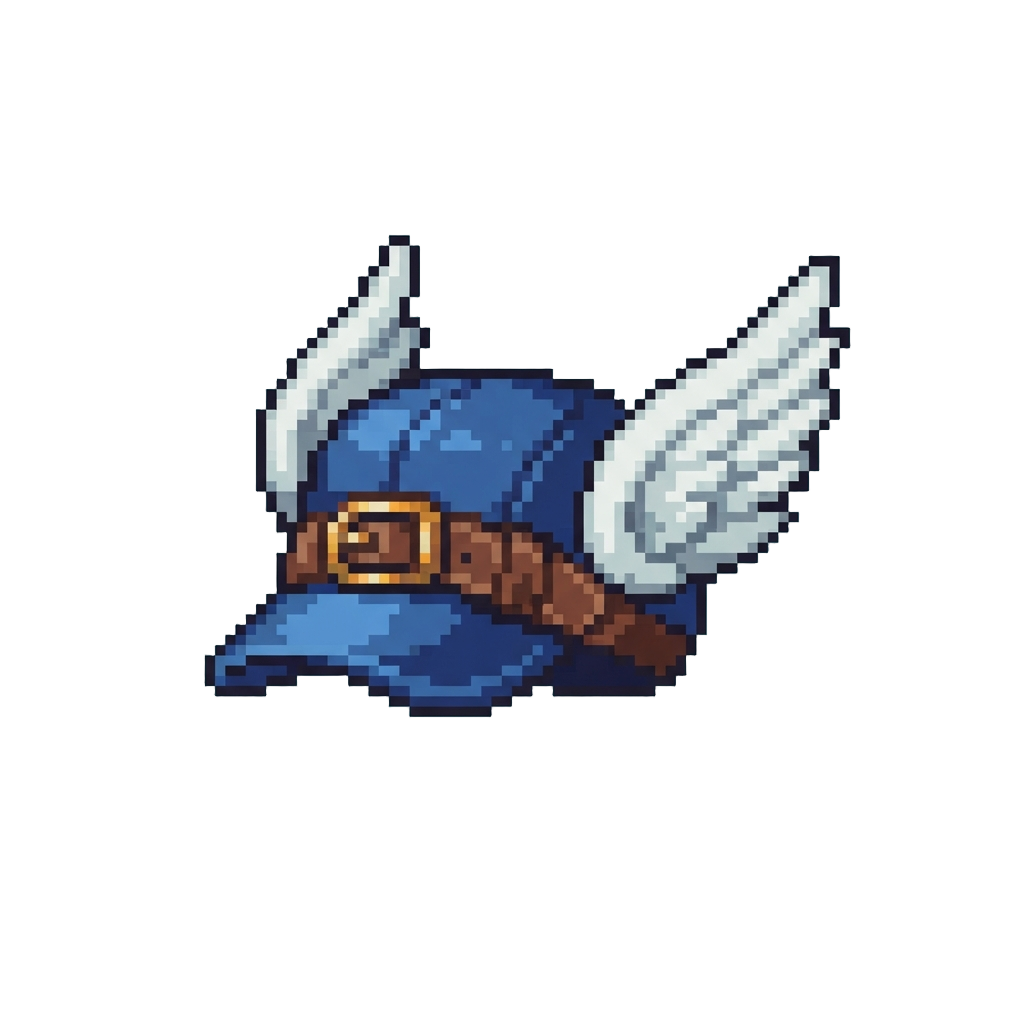 A Winged Flying Cap