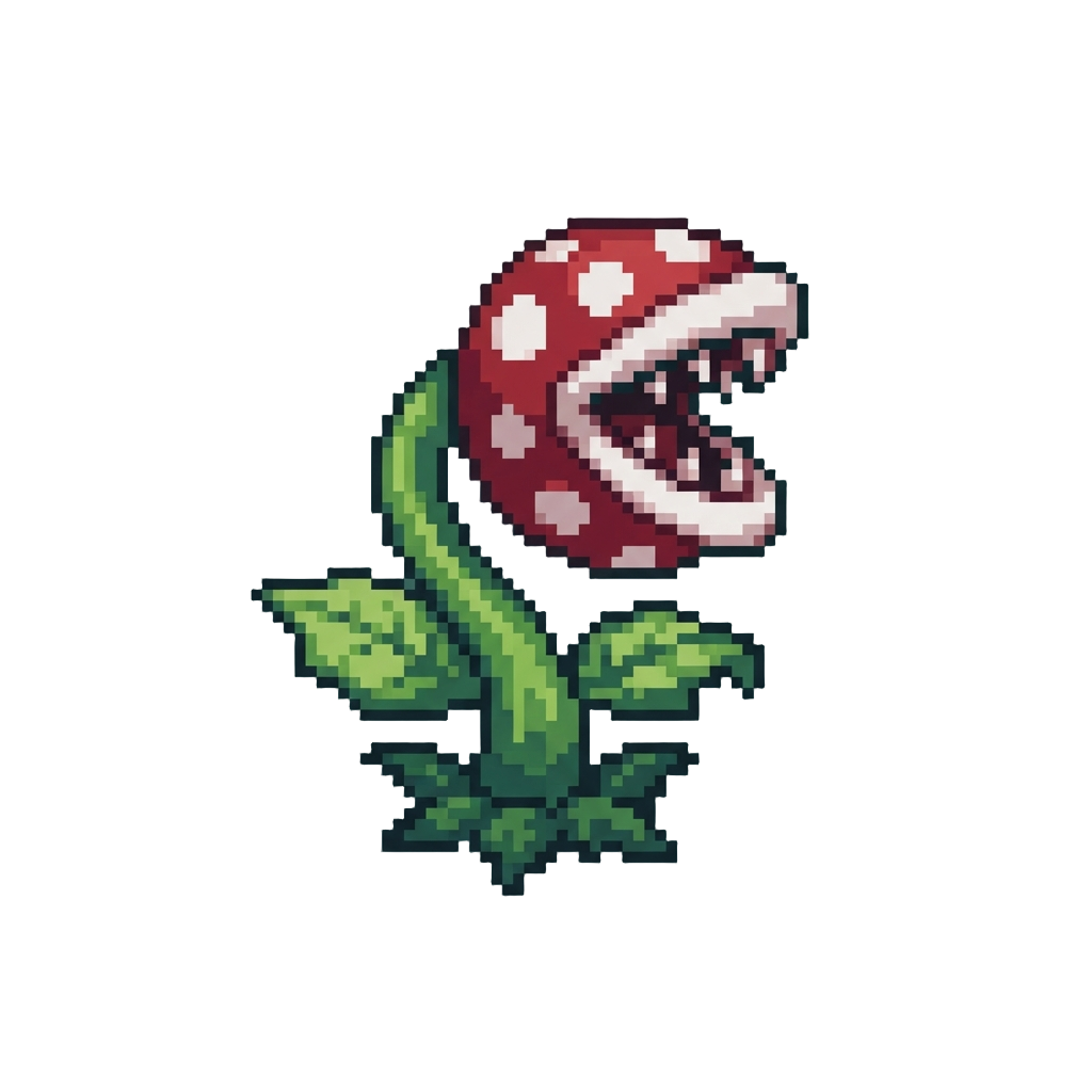 A Snapping Piranha Plant