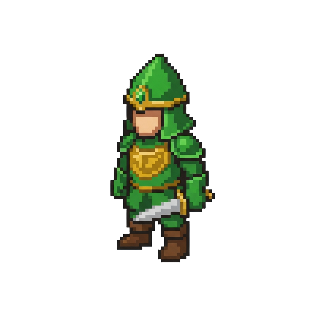 A Green Emerald City Guard