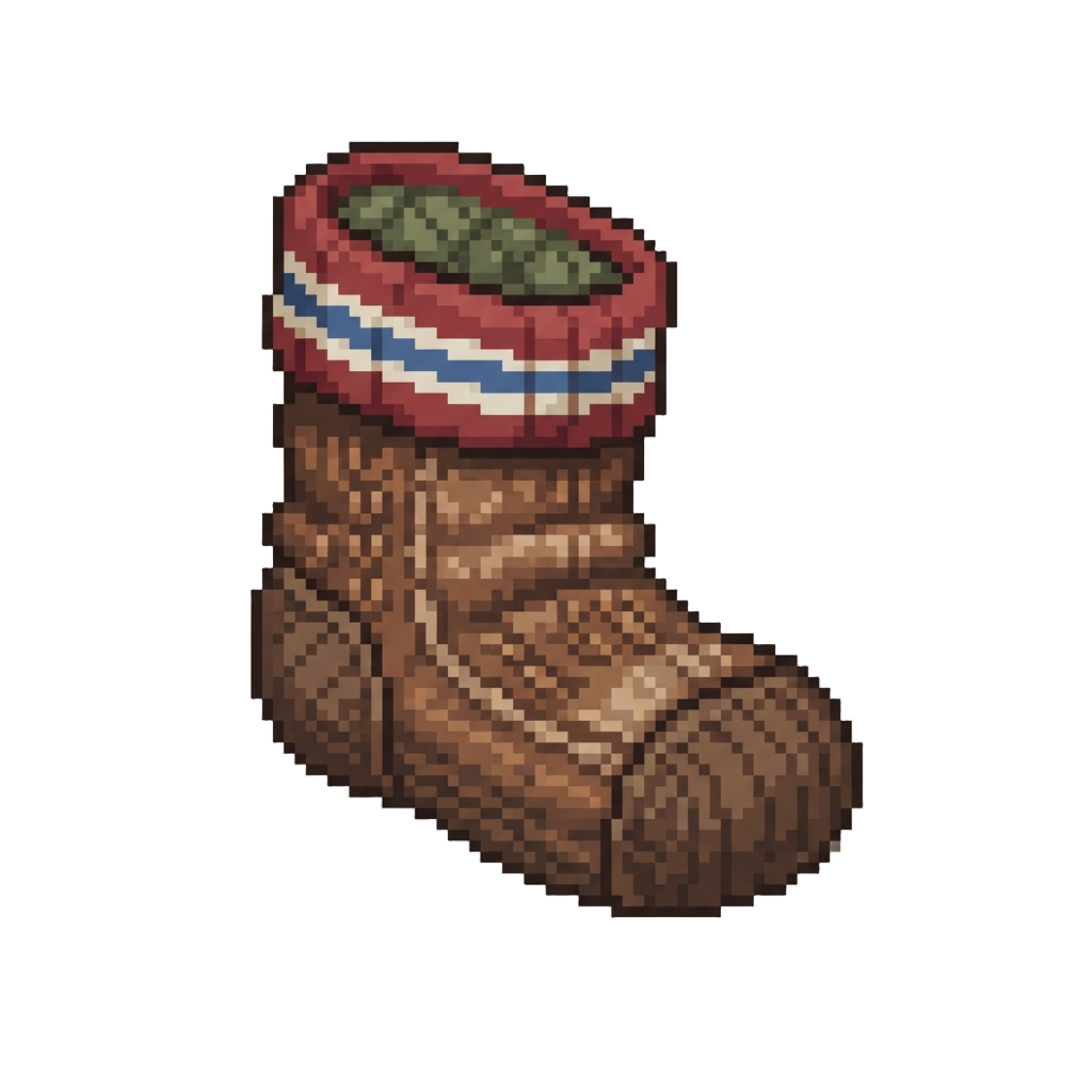 A Gigantic Oversized Wool Sock Worn Like a Sleeping Bag