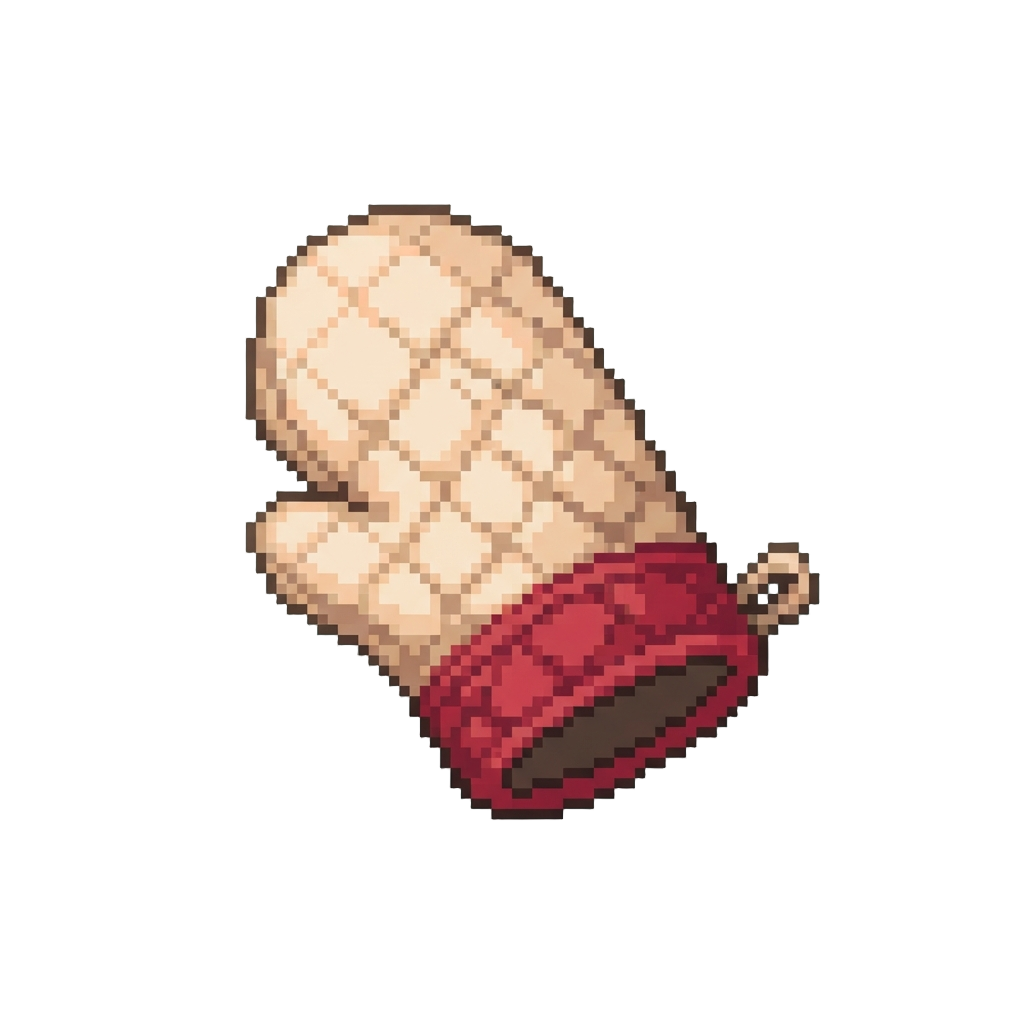 A Single Giant Fluffy Oven Mitt