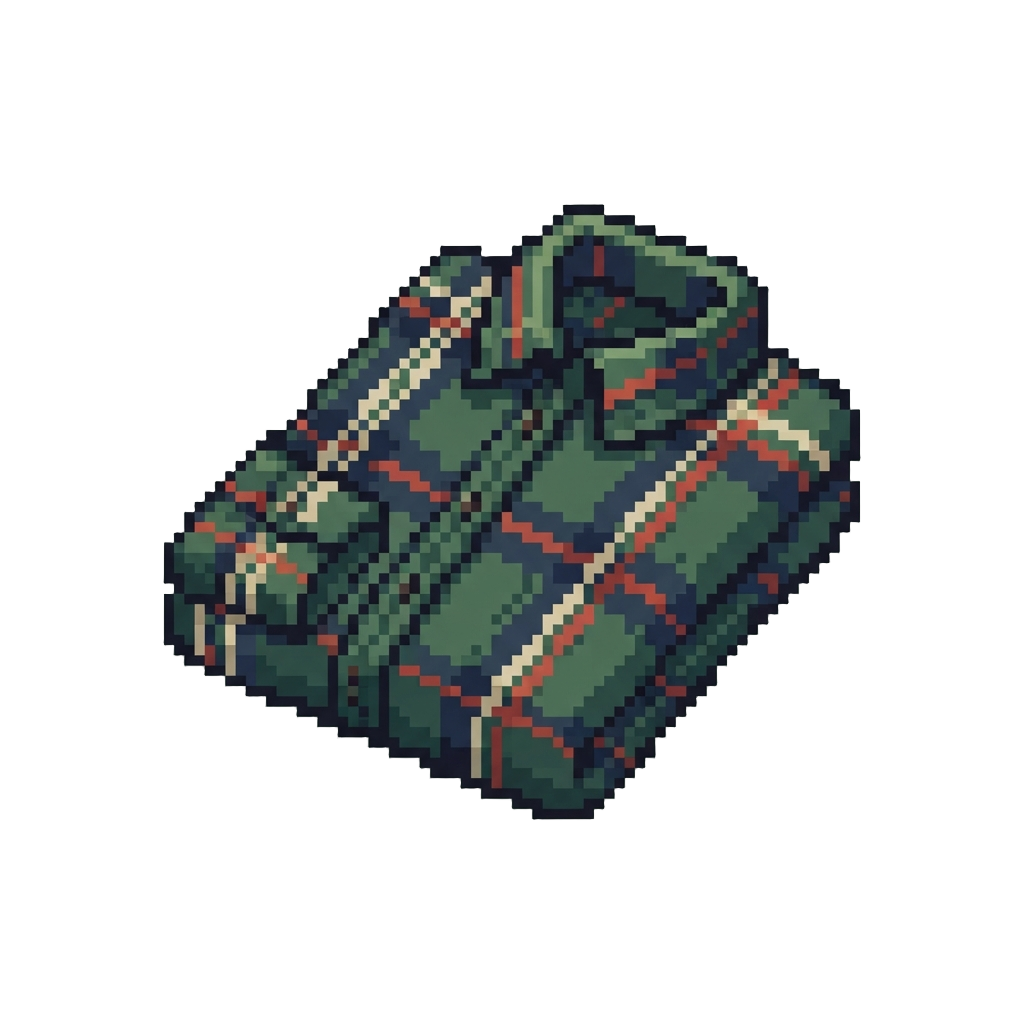 A Comfortable Plaid Flannel Shirt