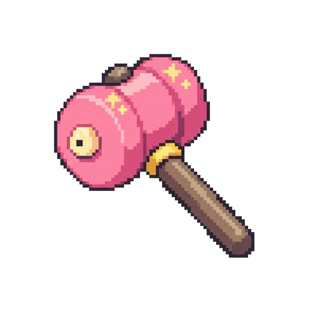 A Giant Squeaky Hammer Accessory
