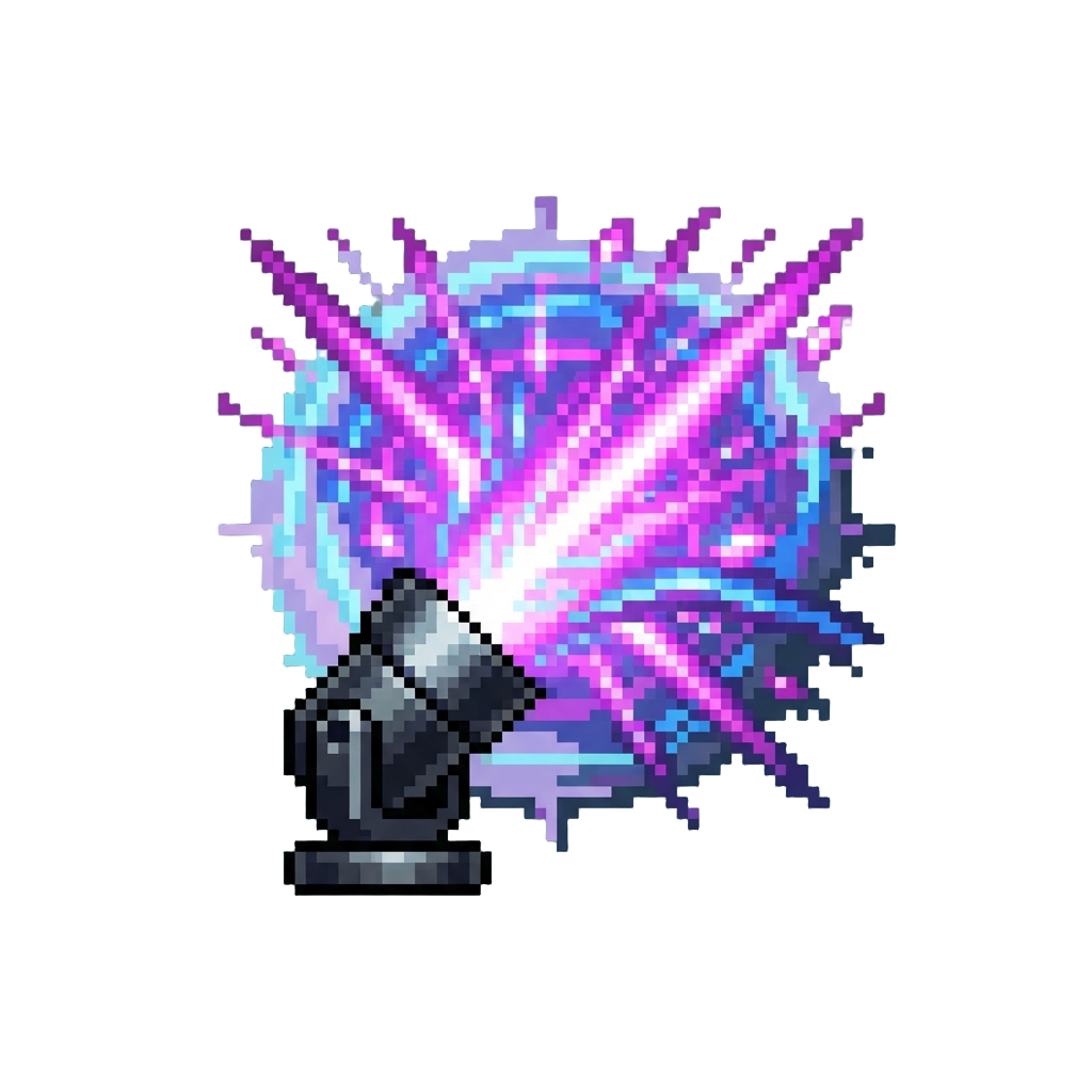 A High-impact Neon Pulsewave Bursting From Stage Spotlights