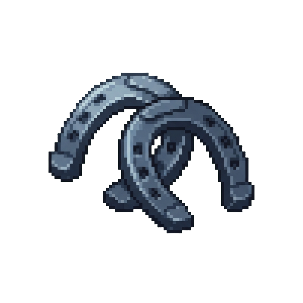 A Pair of Shiny Rubber Horseshoes
