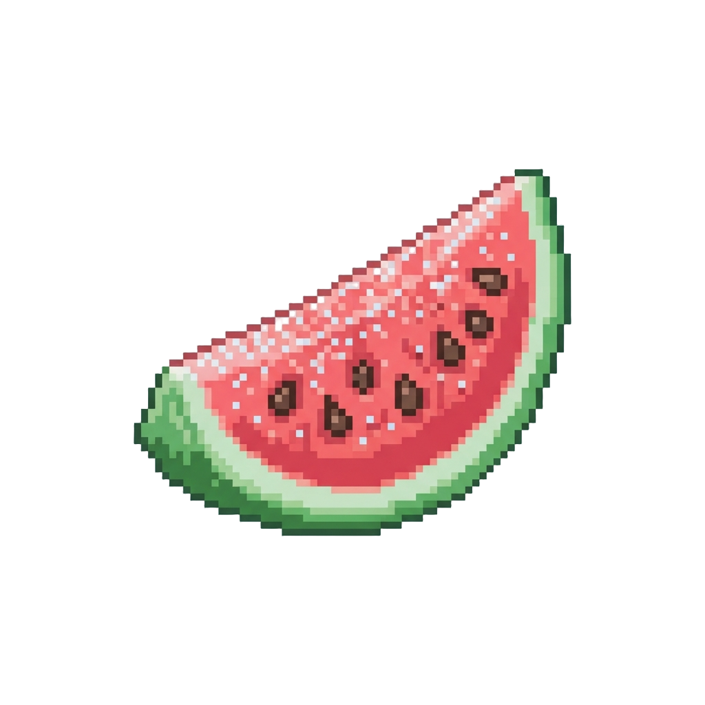 A Massive Sugar-dusted Melon Slice