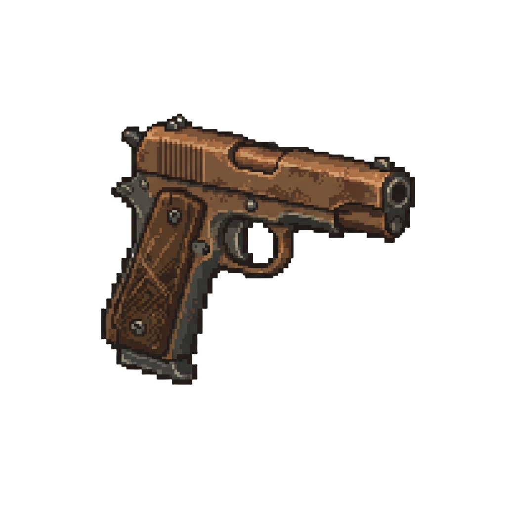 A Rusty Standard Pistol
