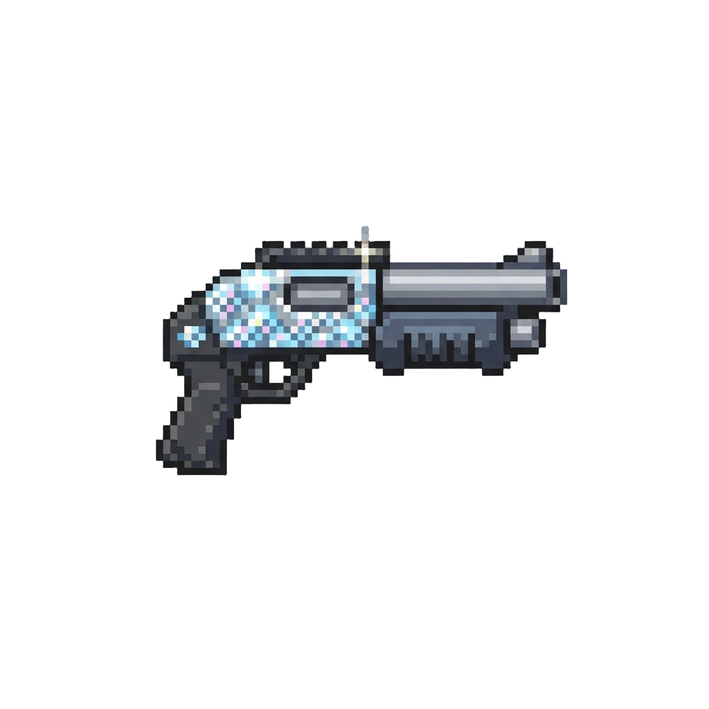 A Diamond-encrusted Tactical Shotgun