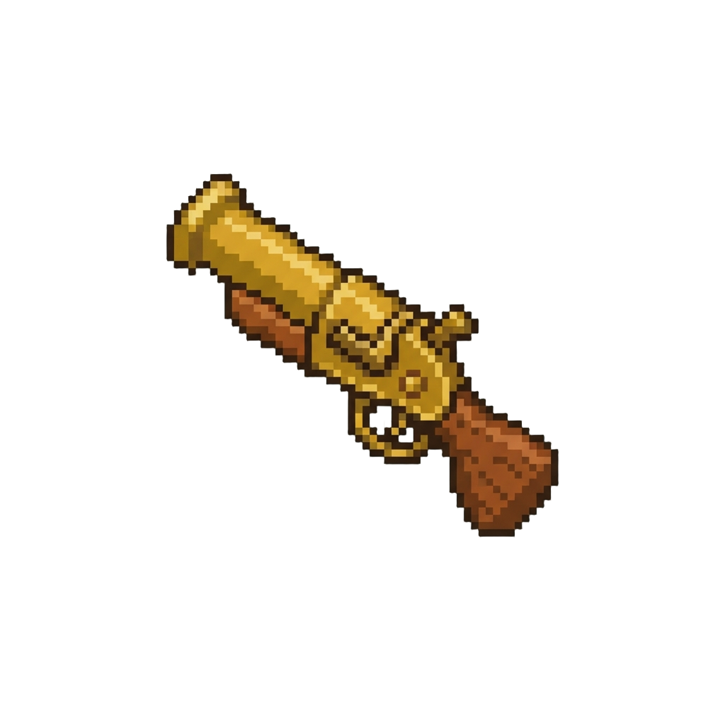 A Shiny Brass Grenade Launcher