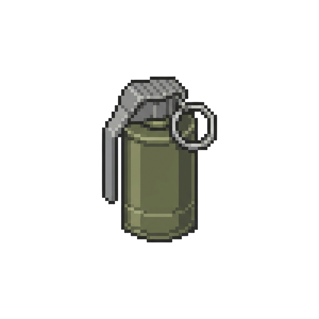 A Plain Smoke Grenade