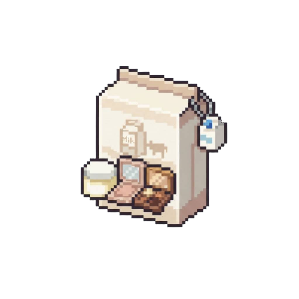 A Vanilla Milk Skincare Pack with a Cream Face Mask, Soft Nude Blush, Warm Bronze Eyeshadow Palette, and a Milk Carton Keychain