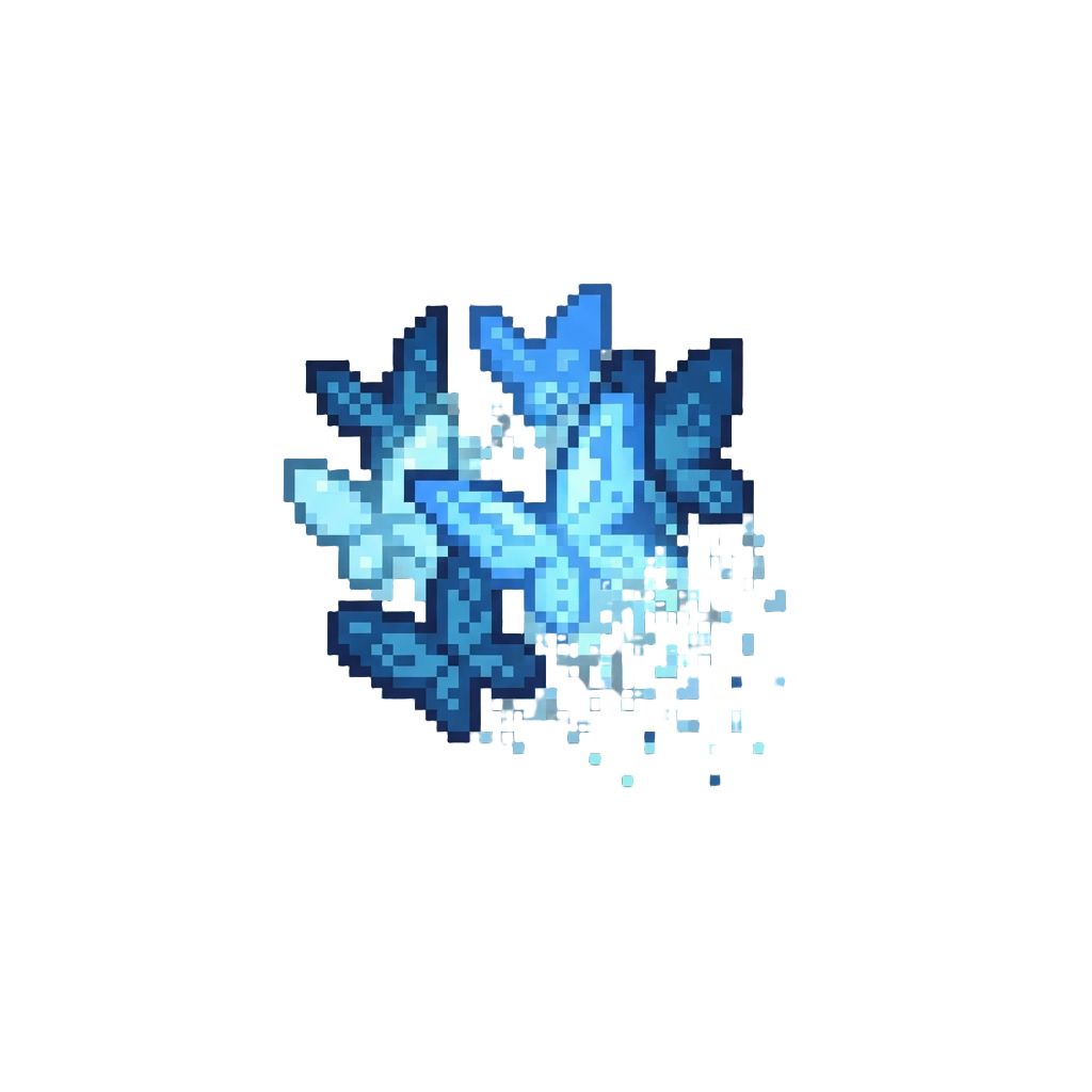 A Swarm of Dissolving Phantom Butterflies