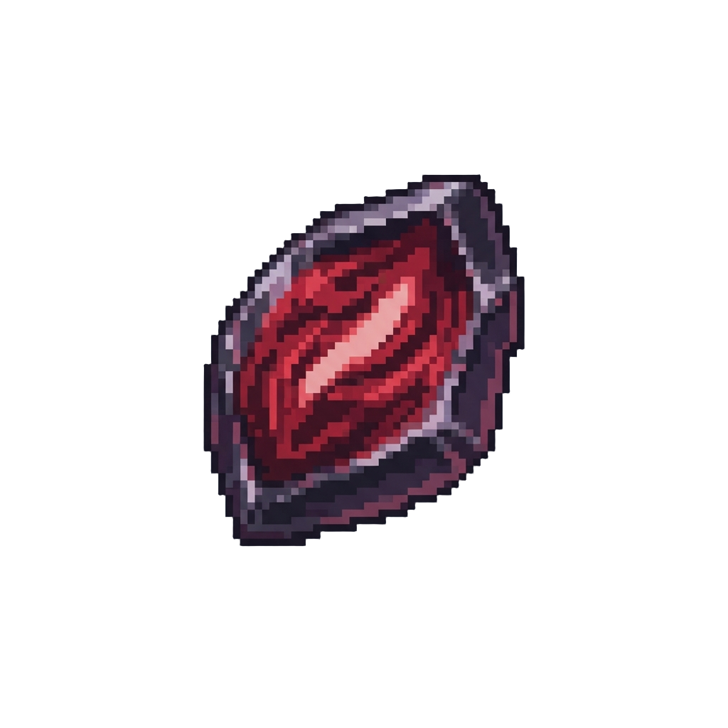A Faint Pulse of Crimson Malevolent Energy
