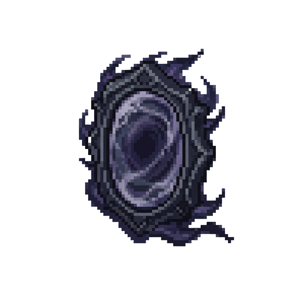 A Dark Shadowy Phantom Mirror Aura