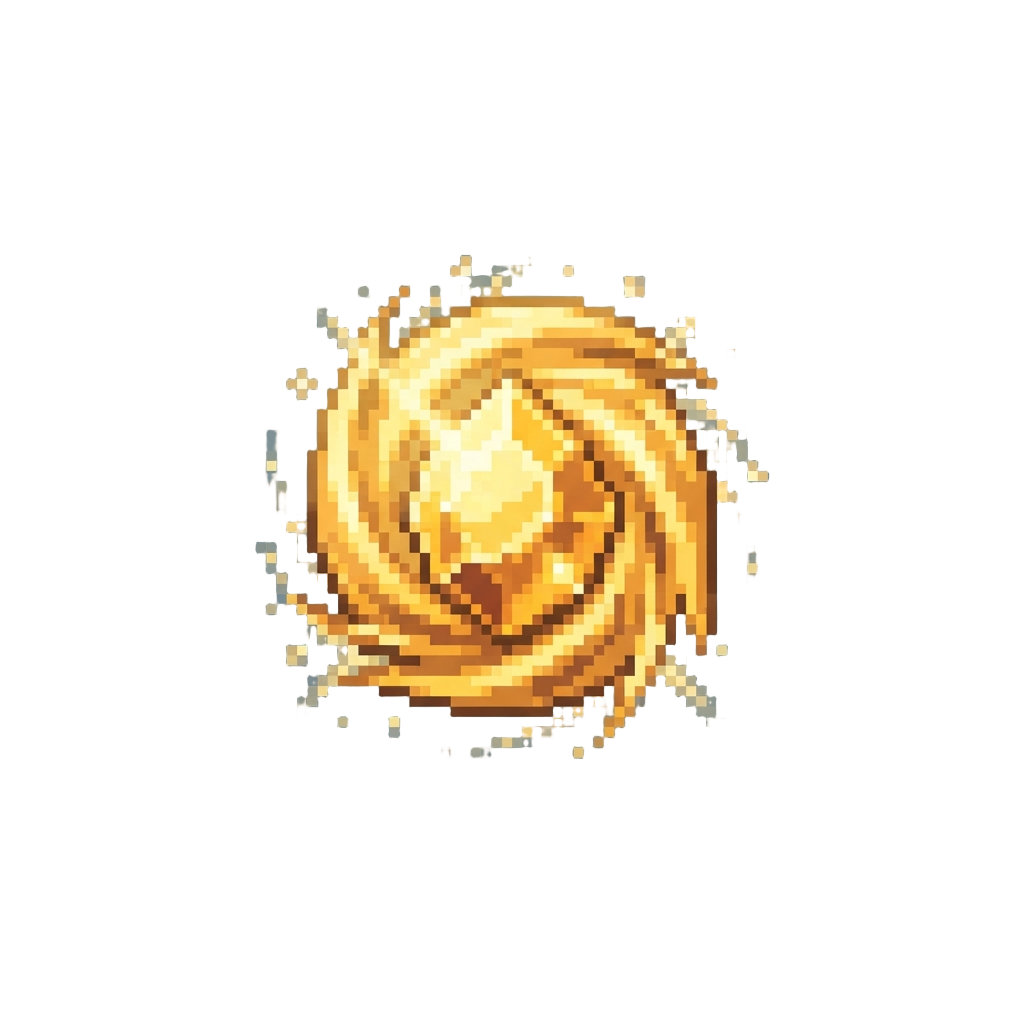 A Radiant Golden Aura of Ultimate Power