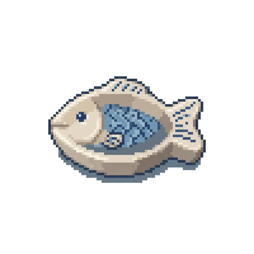 A Tiny Fish-shaped Ceramic Dish