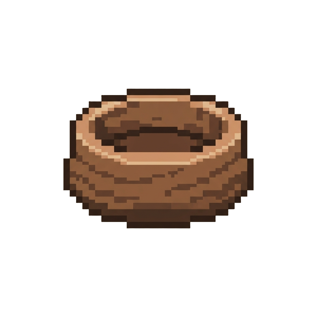 A Tiny Wooden Pet Bowl