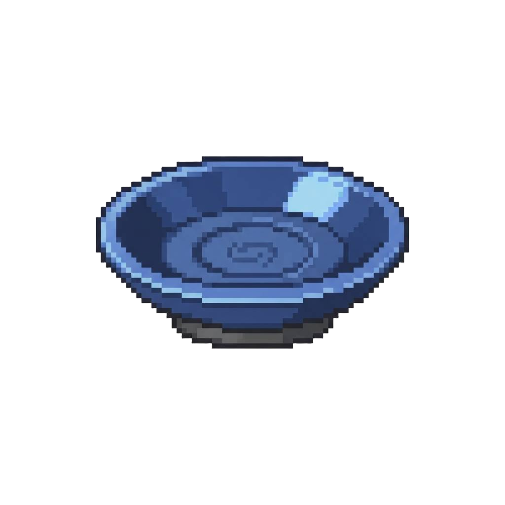 A Miniature Blue Saucer