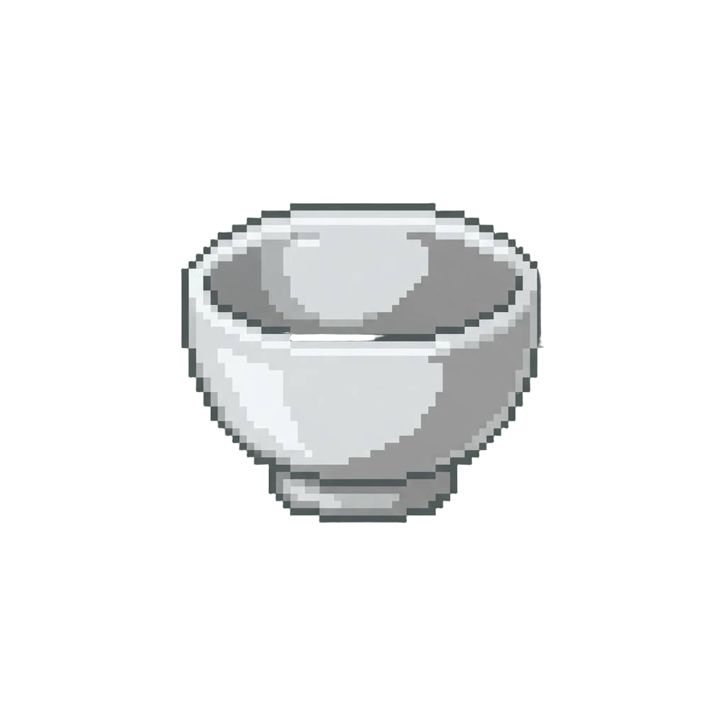 A Tiny White Porcelain Bowl