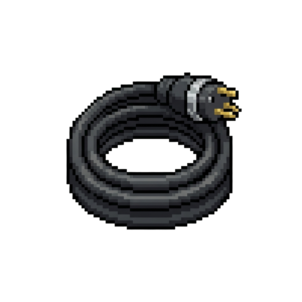 A Giant Spotlight Power Cord