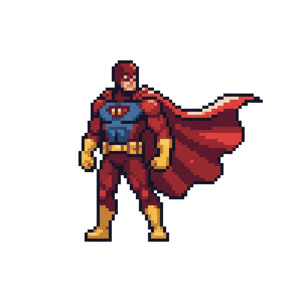 A Superhero Epic with a Flowing Cape
