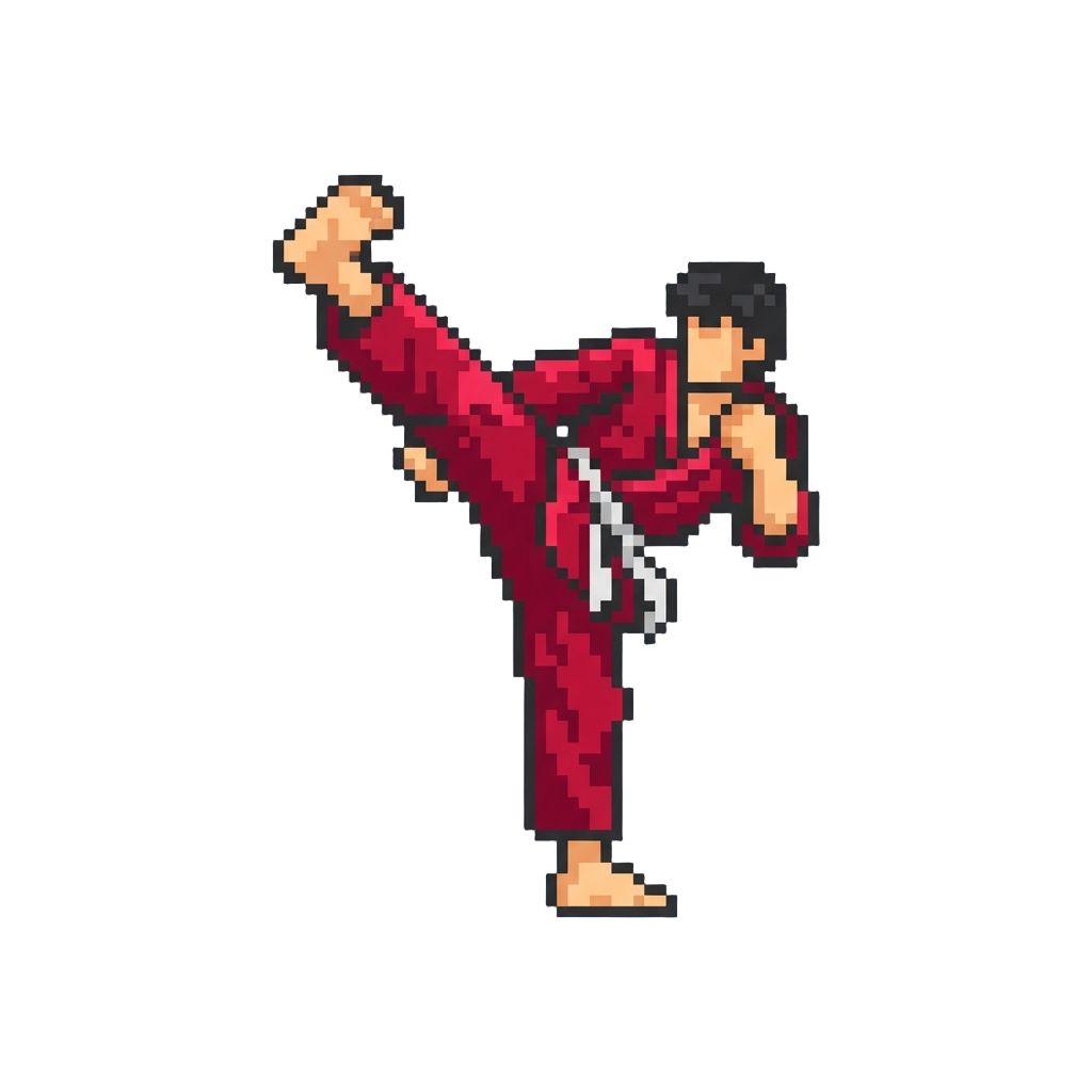 A High-kick Attempt
