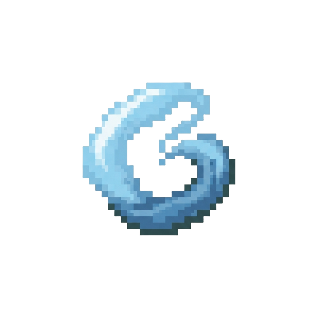 A Soft Blue Smoke Ring That Drifts Upward