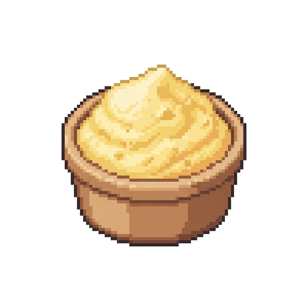 Thick Yellow Banana Custard Foam