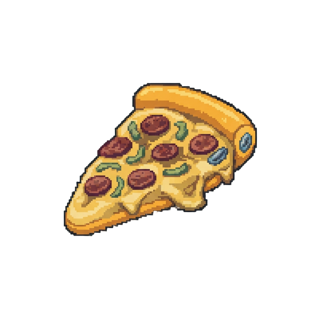 A Giant Soggy Pizza Slice Float