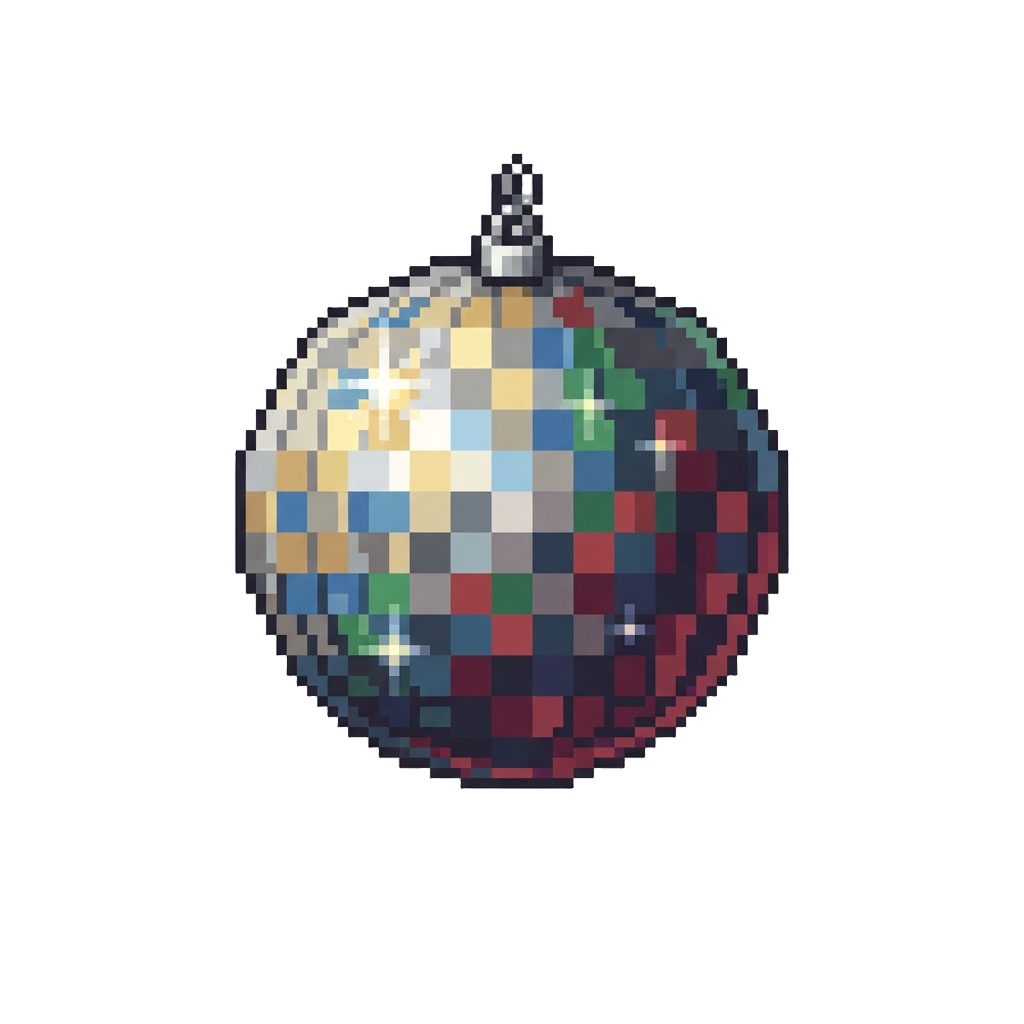 A Sparkling Disco Ball