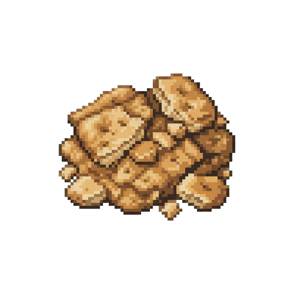 A Handful of Soggy Crushed Crackers