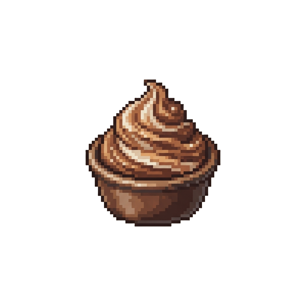 A Swirl of Sweet Hazelnut Cream
