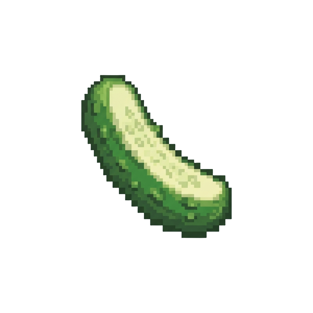 A Floating Soggy Pickle Spear