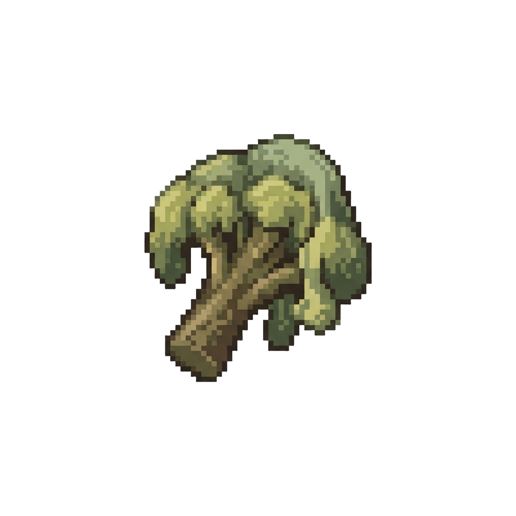 A Single Wilted Piece of Bitter Broccoli