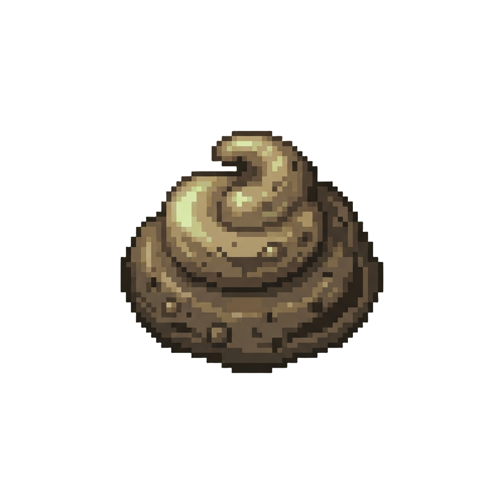 A Brown Murky Sludge Swirl