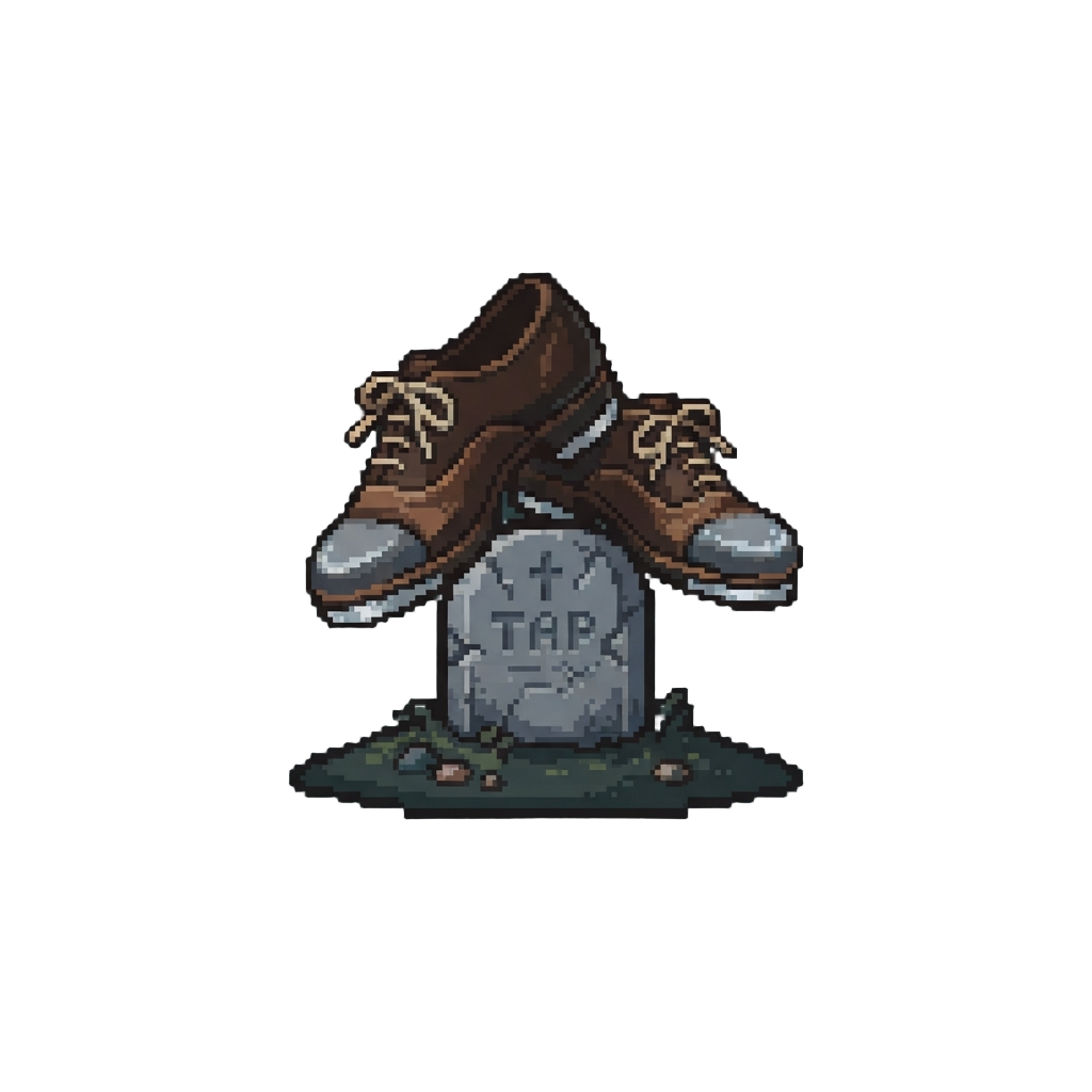 A Theatrical Graveyard Tap Dance with Clicking Heels