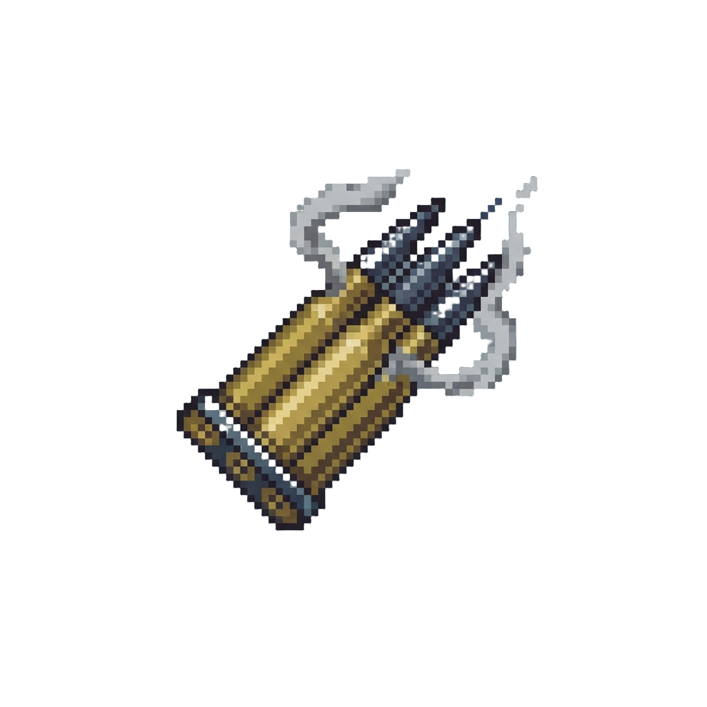 A Salvo of Smoking Armor-piercing Rounds