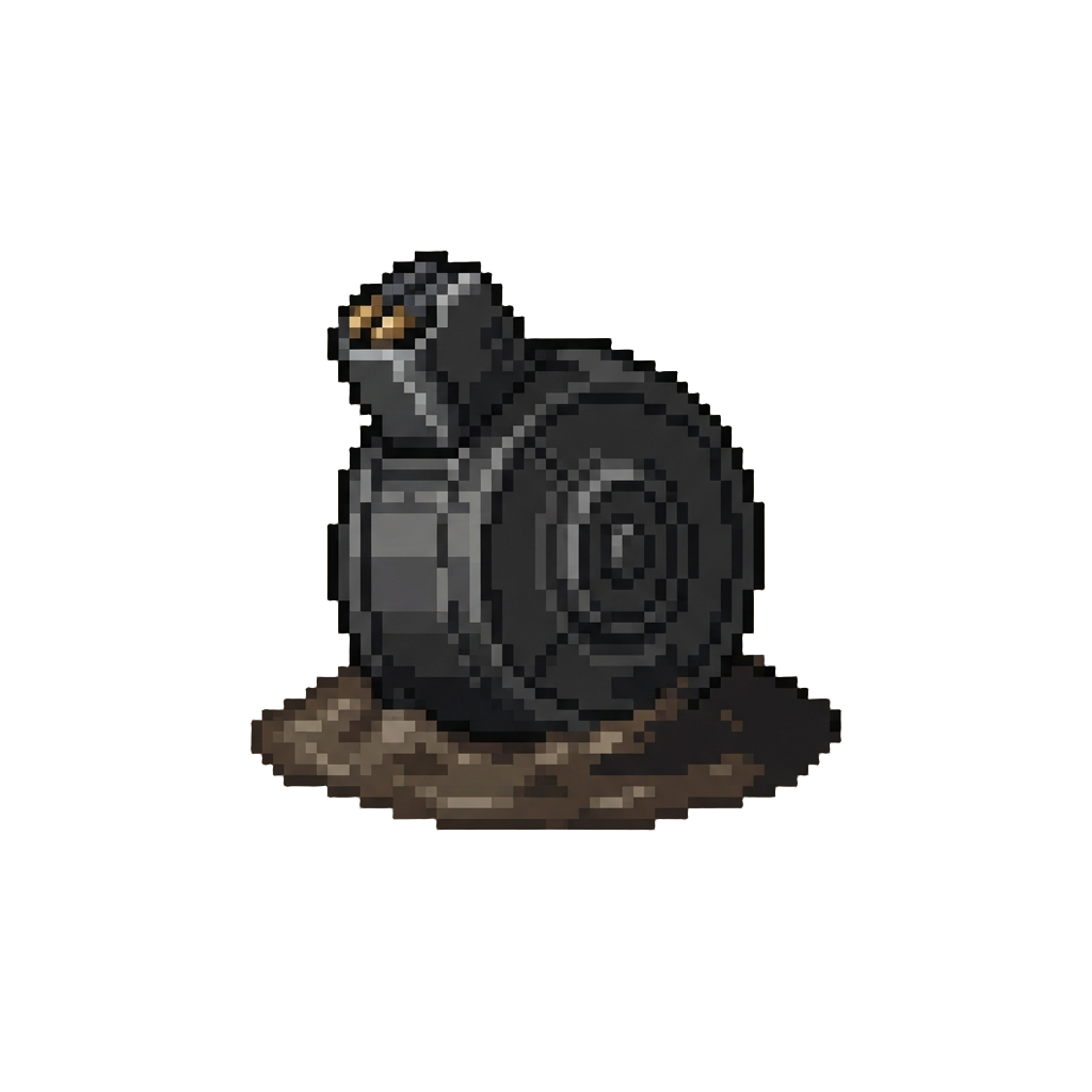 A High-capacity Drum Magazine Thudding Into the Mud