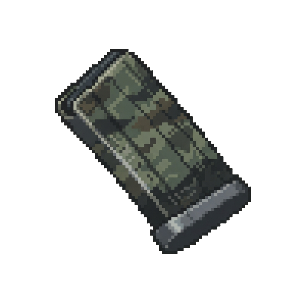 A Customized Camo Magazine Rolling Into the Shadows