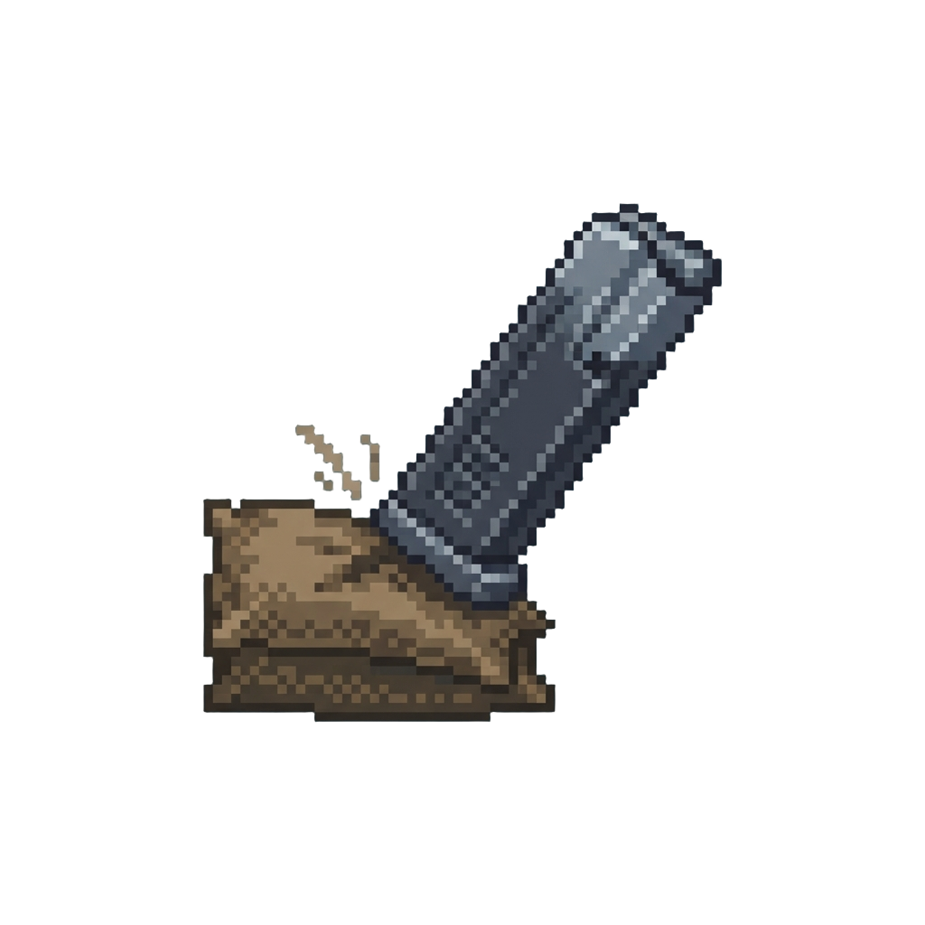 A Sleek Extended Mag Bouncing Off a Sandbag