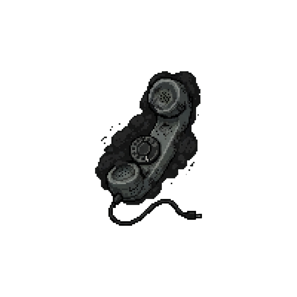 A Puff of Black Soot Coating the Receiver